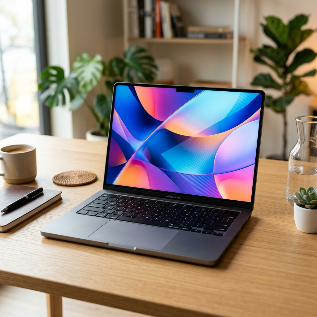 Premium MacBook Pro on display
